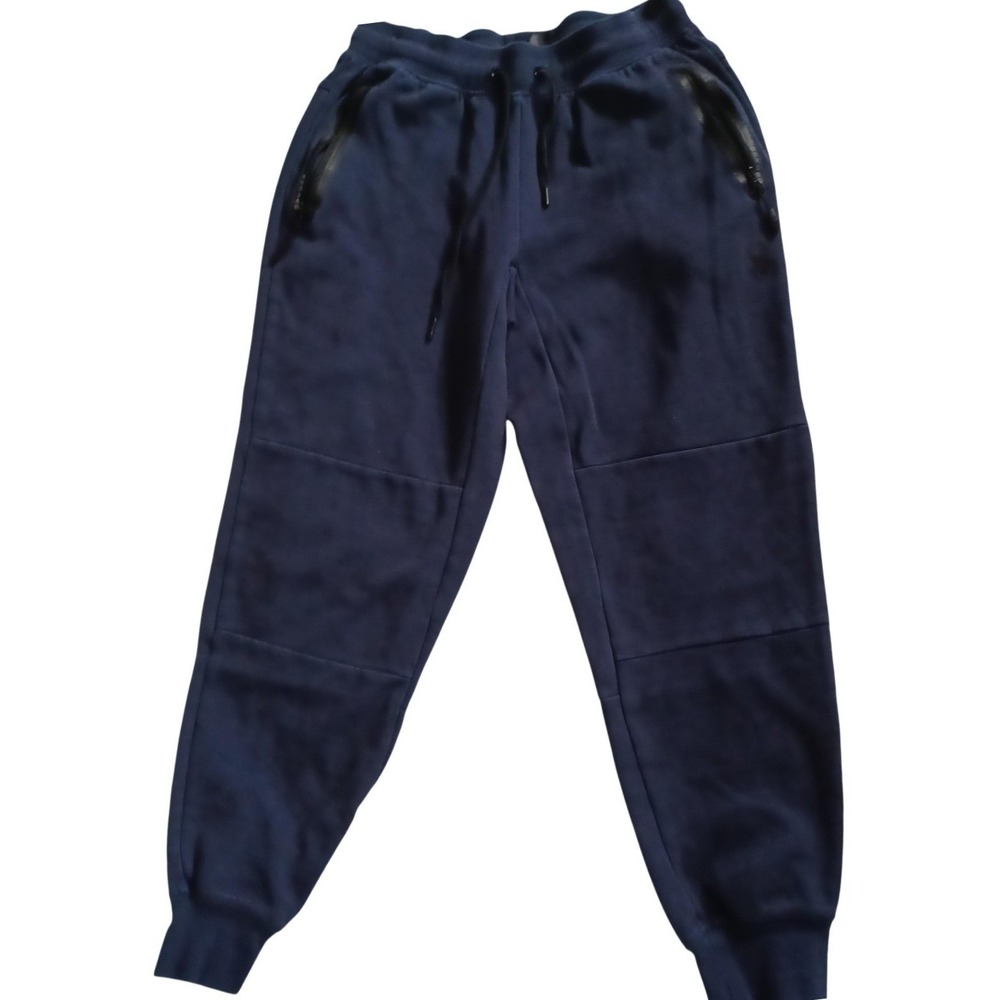 Spyder Pants Mens Medium Blue Active Jogger Sweatpants 30 Inseam Zipper Pockets